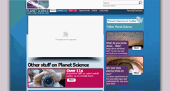 Desktop Screenshot of planet-science.com